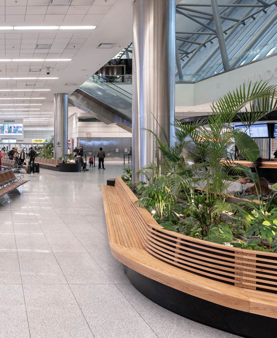 Diseño interior Aeropuerto Carrasco | Uruguay