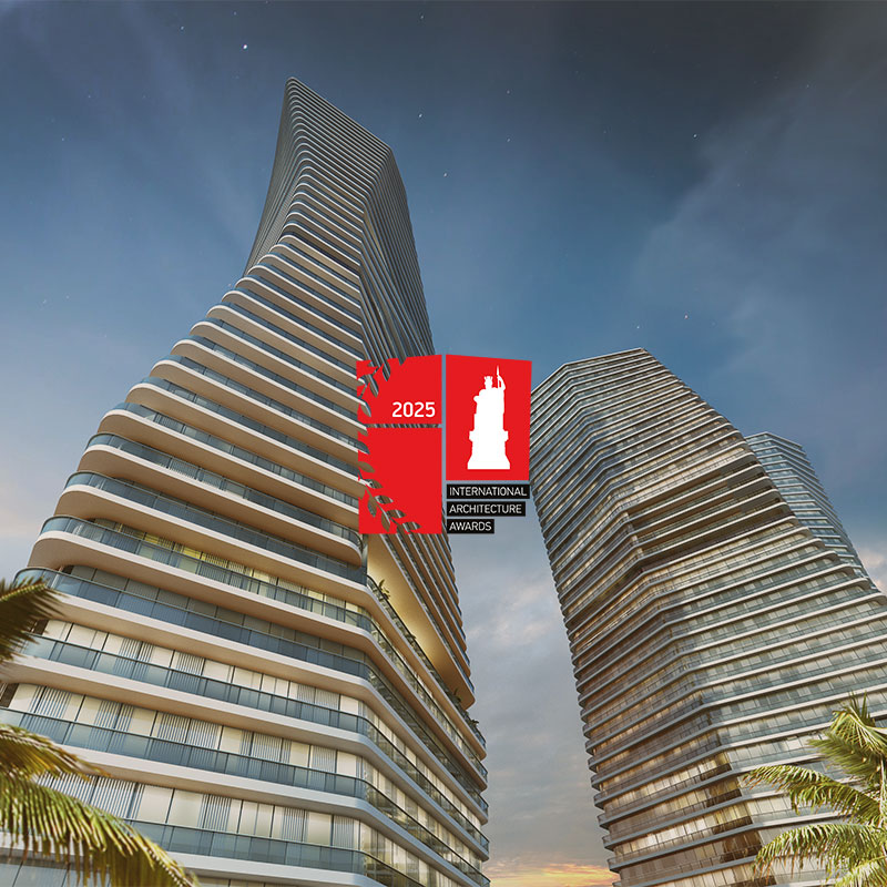 Miami Bay Towers, ganador en Usos Mixtos en los International Architecture Awards 2025