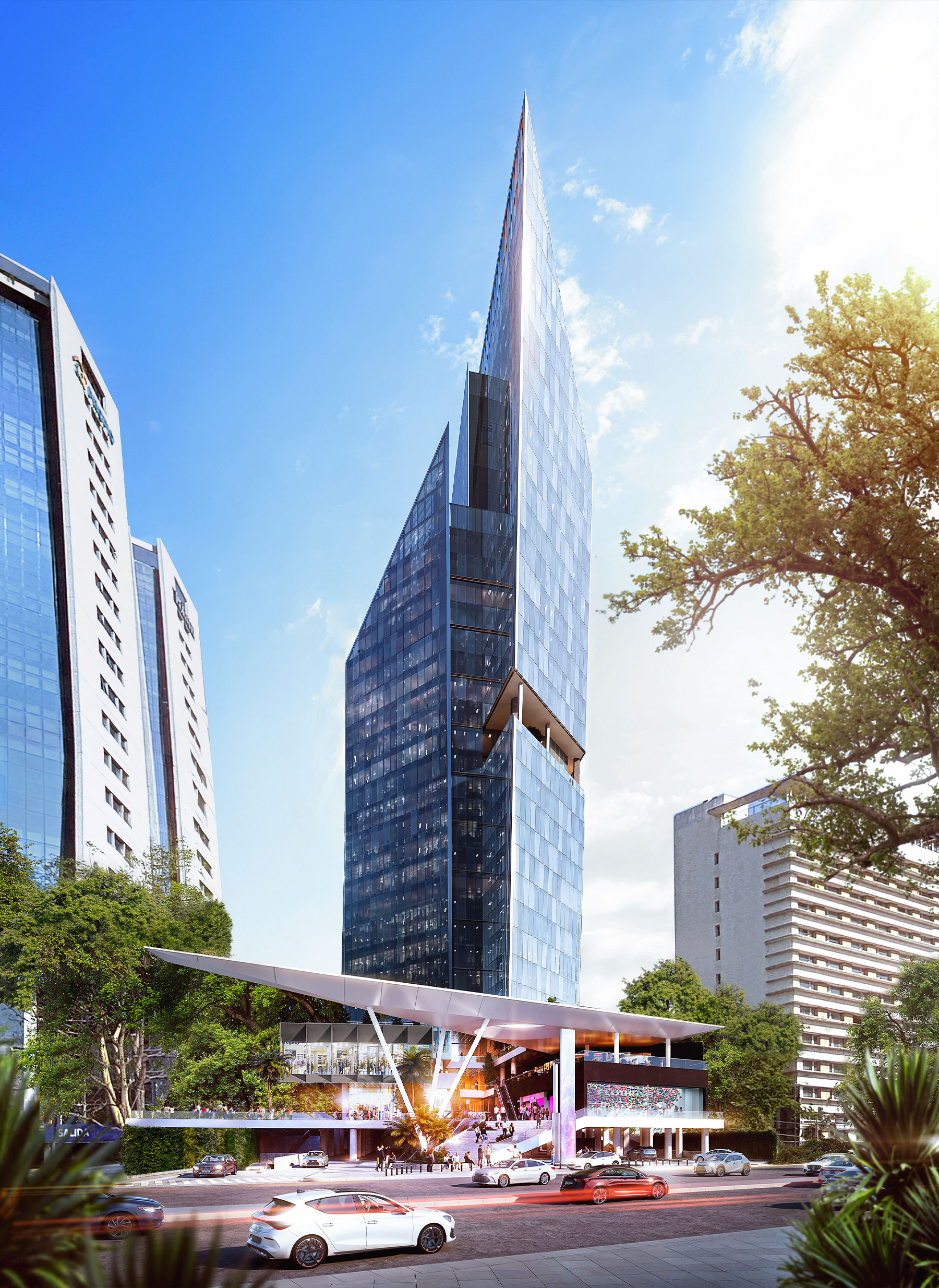 Project left view